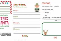 Free Printable Letter To Santa Templates And How To Get A regarding Blank Letter From Santa Template