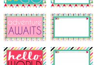 Free Printable Luggage Tags | Luggage Tags Printable inside Luggage Label Template Free Download