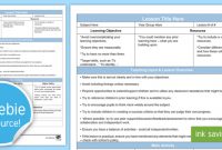 Free! – Secondary Scheme Of Work Lesson Plan Template Pro Forma in Blank Scheme Of Work Template