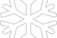 Free Snowflake Templates – Coloring Home intended for Blank Snowflake Template