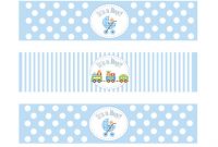 Free Water Bottle Labels For Baby Shower Template inside Free Water Bottle Labels For Baby Shower Template