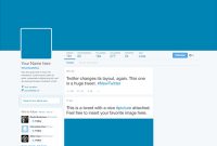 Freebie: Twitter 2014 Gui Psd (New Profile Template with regard to Blank Twitter Profile Template