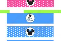 Free+Printable+Minnie+Mouse+Water+Labels | Minnie Mouse within Minnie Mouse Water Bottle Labels Template
