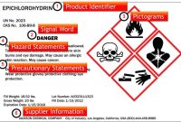 Ghs Sds Template Ghs Safety Data Sheet Example Galleryhip within Free Msds Label Template