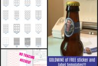 Gold Mine Of Free Downloadable Sticker And Label Templates with Sticker Label Printing Template