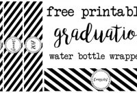 Graduation Water Bottle Wrappers | Paper Trail Design with regard to Graduation Labels Template Free