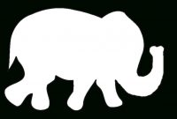 Graphic Monday: Elephant Strand | Elephant Template, Sewing for Blank Elephant Template