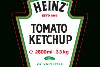 Heinz Tomato Ketchup Vector Logo – Heinz Tomato Ketchup Logo with regard to Heinz Label Template