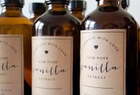 Homemade Vanilla + Free Printable Labels | Brepurposed intended for Homemade Vanilla Extract Label Template