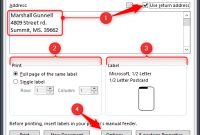 How To Create And Print Labels In Word for Template For Address Labels In Word