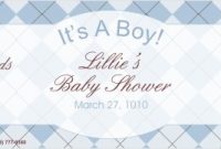 How To Create Baby Shower Water Bottle Labels | Free inside Free Water Bottle Labels For Baby Shower Template
