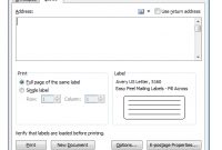 How To Create Mailing Labels In Word for How To Set Up Label Template In Word
