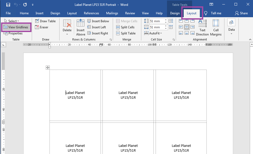 How To – How To Create Your Own Label Templates In Word within Free Templates For Labels In Word