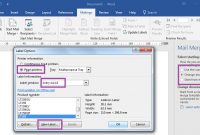 How To? – How To Print Address Labels Using Mail Merge In Word intended for Word Label Template 21 Per Sheet
