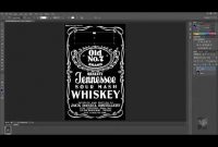 How To Make Jack Daniels Logo In Photoshop Quick & Easy throughout Jack Daniels Label Template