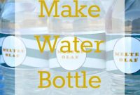 How To Make Water Bottle Labels | Diy Water Bottle Labels pertaining to Diy Water Bottle Label Template