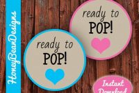Instant Download Printable Ready To Pop Tags Labels Stickers pertaining to Ready To Pop Labels Template