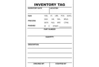Inventory Tags, Numbered Tags, Part Asset Tags And Property within Inventory Labels Template