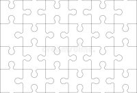 Jigsaw Puzzle Blank Template Stock Vector – Illustration Of within Blank Jigsaw Piece Template