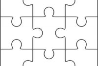 Jigsaw Puzzle Vector Templates Set Of Different Blank Simple intended for Blank Jigsaw Piece Template
