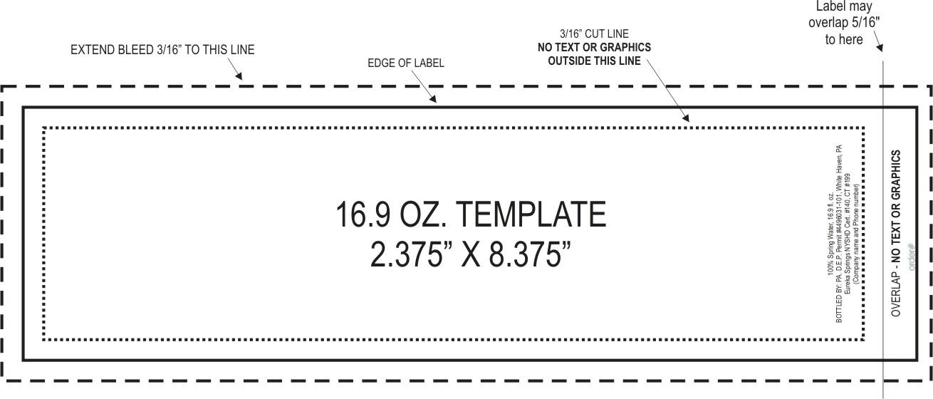 Label Template Templates For 8 Oz And 12 Oz Bottle Labels In with Drink Bottle Label Template