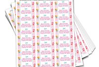 Lalaloopsy Inspired Address Label Template within 65 Label Template