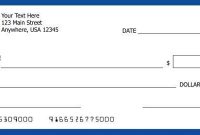 Large Presentation Check Template Free | Templates, Template with regard to Customizable Blank Check Template