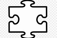Large Puzzle Piece Template – Free Transparent Png Clipart for Blank Jigsaw Piece Template