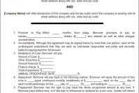 Loan Agreement Form Template Excel Images – Template Loan for Blank Loan Agreement Template