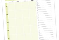 Meal Planner Template: Free Printable Download | Ideas For with regard to Blank Meal Plan Template