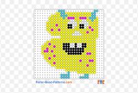 Monster B Perler Bead Pattern And Designs – Printable Blank throughout Blank Perler Bead Template