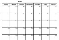 Month-At-A-Glance Calendar | Free Calendar Template throughout Month At A Glance Blank Calendar Template