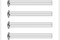 Music Paper Sheets For Ms Word | Word & Excel Templates with regard to Blank Sheet Music Template For Word