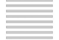 Music Staff Paper (12 Per Page) intended for Blank Sheet Music Template For Word