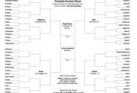 Ncaa Bracket Printable |  Holding A Wad Of 27 Freshly intended for Blank Ncaa Bracket Template