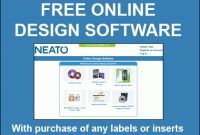 Neato Sells Blank Dvd & Cd Labels, Labeling Software with Neato By Fellowes Cd Label Template