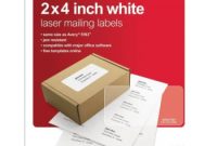 Office Depot® Brand Inkjet/laser Shipping Labels, 2" X 4 in Office Depot Label Templates