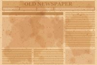 Old Newspaper Layout Vector – Download Free Vectors, Clipart in Blank Old Newspaper Template