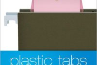 Pendaflex Hanging Folder Tabs " Clear Pink Tabs Inserts Per within Pendaflex Label Template