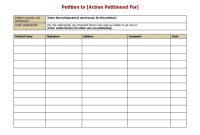 Petition Form | Word Template, Office Templates, Templates in Blank Petition Template