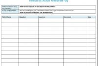 Petition Templates – Create Your Own Petition With 20+ Templates inside Blank Petition Template