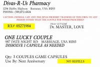 Pill Bottle Label Templates ~ Addictionary with Prescription Bottle Label Template