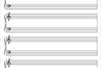 Pin On Blank Template throughout Blank Sheet Music Template For Word