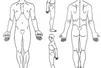 Pin On Body Diagram Regarding Blank Body Map Template In throughout Blank Body Map Template