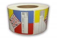 Pin On Label Template for Secondary Container Label Template