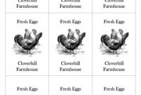 Pin On Label Template throughout Egg Carton Labels Template
