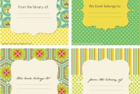 Pinmelissa Mabry On Printables | Book Plates, Book throughout Book Label Template Free