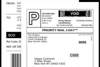 Postmen – Print Shipping Labels in International Shipping Label Template