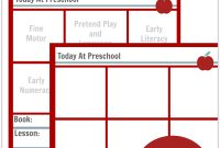 Preschool Lesson Planning Template – Free Printables – No throughout Blank Preschool Lesson Plan Template