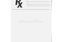 Prescription Pad Blank Stock Illustrations – 457 intended for Blank Prescription Form Template